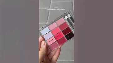 Wakemake Lip Palette 🎨 #wakemake #ウェイクメイク #웨이크메이크 #립추천 #colortheory #cooltone #customisemakeup