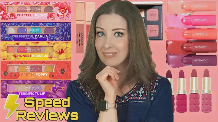 PRETTY NEW SPRING MAKEUP...SPEED REVIEWS!