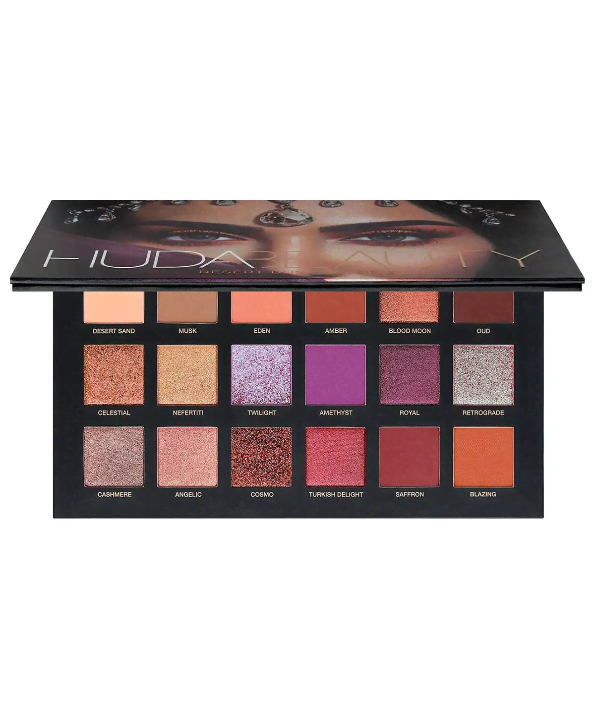 Палетка теней Huda Beauty - Desert Dusk Eyeshadow Palette-0