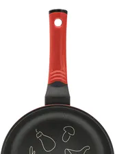 Сковорода с антипригарным покрытием, 24 см, PF2420D/RD, красная, коллекция PALETTE, Oursson