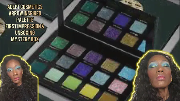 Adept Cosmetics Arrow Inspired Palette First Impression & Unboxing Mystery Box #makeuptutorial