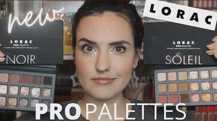 Новые палитры LORAC PRO Soleil + Noir | Они лучше?! | Образцы + обзор