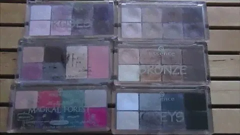 Все палетки теней Essence | серии ALL ABOUT... и EYE & FACE PALETTE
