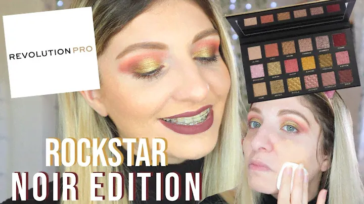 REVIEWING THE REVOLUTION PRO ROCKSTAR NOIR EDITION EYESHADOW PALETTE | KEZZIESCORNER