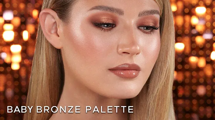 Smoky Glam Eye Look ft. the BABY BRONZE EYESHADOW PALETTE| Natasha Denona Makeup