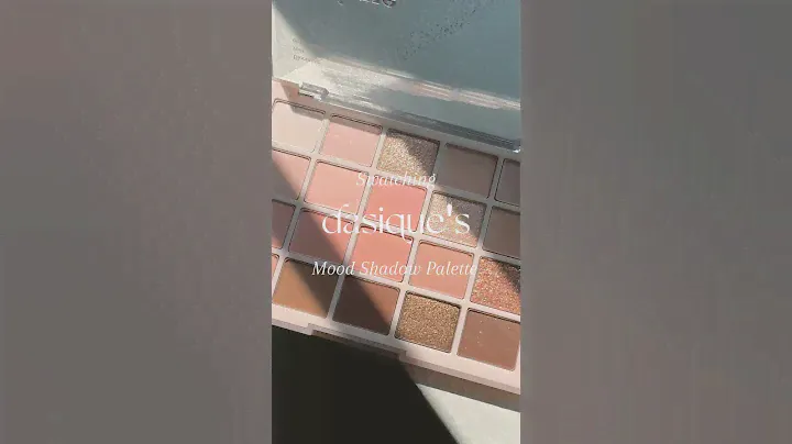 Swatch Shorts | Dasique's Mood Shadow Palette in 03 Spring Coral #kbeauty #makeup #beauty