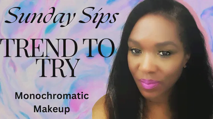 Sunday Sips: Trend to Try - Monochromatic Color