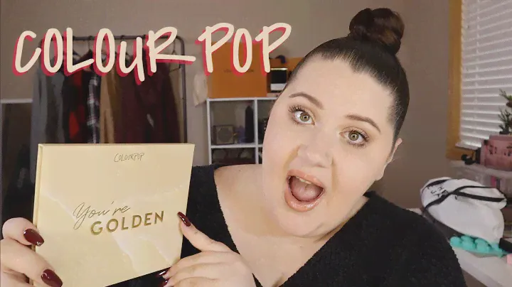 Colourpop You're Golden Palette Review & Tutorial
