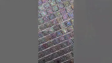Deep Purple Natural Edge Iridescent Mosaic Tiles