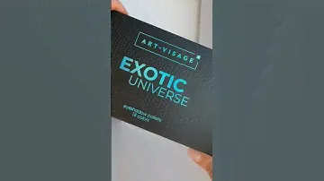 🦄 EXOTIC UNIVERSE от ART-VISAGE со свотчами #палеткатеней #свотчи