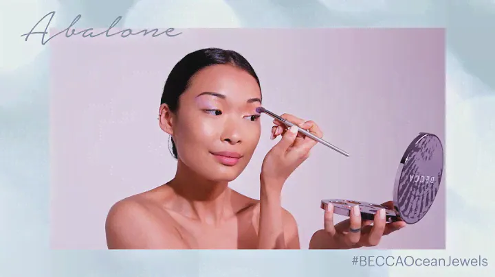 Becca Ocean Jewels Eye Shadow Palette - look 1