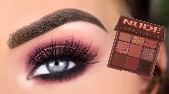 Huda Beauty Nude RICH Obsessions Eyeshadow Palette | Smokey Eye Makeup Tutorial