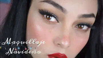 Maquillaje navideño con Party favor/ Urban Decay