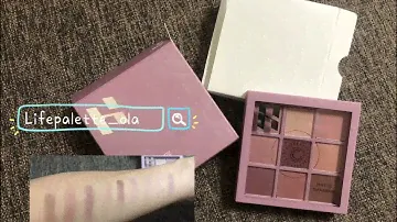 Holika My Fave matte magique Mood eye palette 아이섀도우 ~ 韓國紫色調9色眼影盤試色 ~