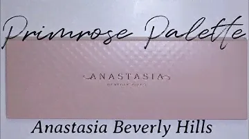 Anastasia Beverly Hills Primrose Palette - Live Swatches