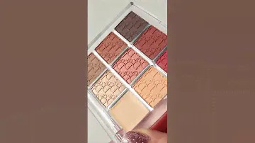 dior backstage eye palette warm neutrals #dior #diorbeauty #eyeshadowpalette