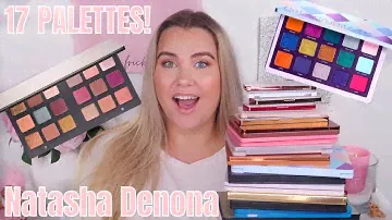 RANKING EVERY NATASHA DENONA PALETTE I OWN! 17 PALETTES! | Paige Koren