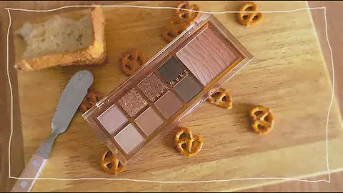 웨이크메이크 믹스 블러링 아이 팔레트 버터 카라멜 발색🧈WAKEMAKE MIX BLURRING EYE PALETTE BUTTER CARAMEL