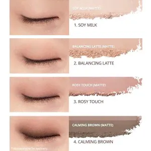 Компактная палетка теней для век Peripera Ink Pocket Shadow Palette #04 You Know What Mute Is, 6.4г-2