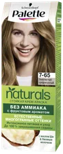Palette Naturia краска для волос 7-65 золотистый средне русый