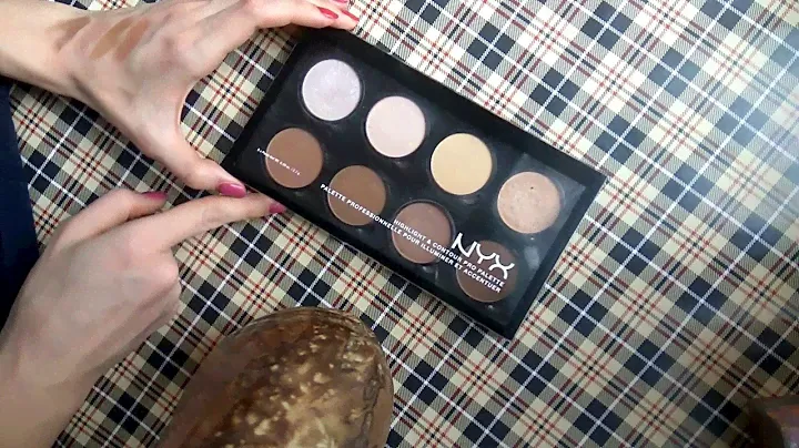 Обзор на NYX. ПАЛЕТКА ДЛЯ КОНТУРИРОВАНИЯ.  HIGHLIGHT & CONTOUR PRO PALETTE