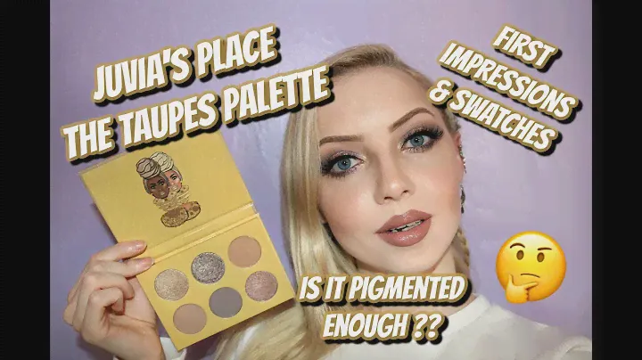 Juvia's Place The Taupes Palette |  First Impressions & Swatches