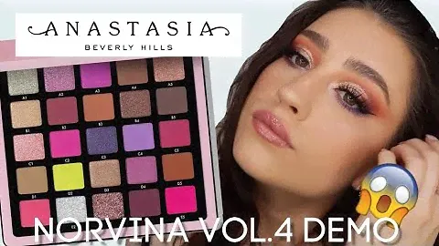 ANASTASIA BEVERLY HILLS  NORVINA VOLUME 4 REVIEW AND DEMO || Worth The Money???
