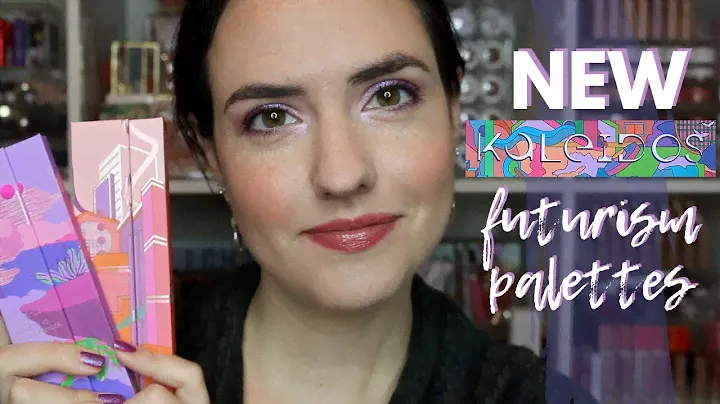 NEW Kaleidos Futurism Palettes | Lunar Lavender + Sashimi City Swatches and Tutorials