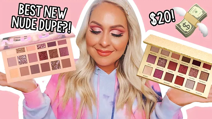 HUDA BEAUTY NEW NUDE vs REVOLUTION PRO NEW NEUTRAL | BEST DUPE EVER?!