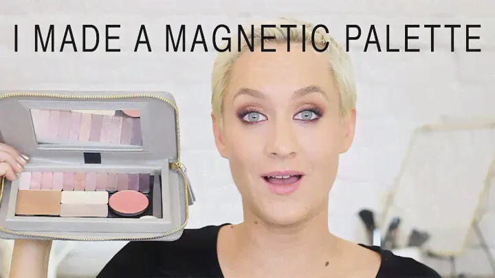 I MADE A MAGNETIC MAKEUP PALETTE | Kiki G