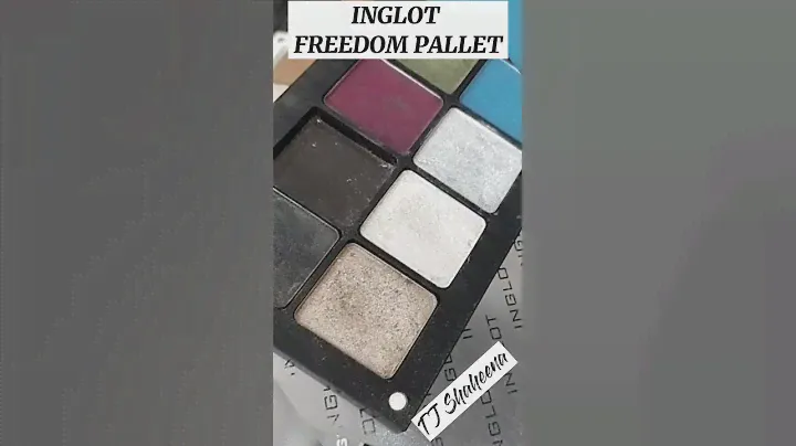 INGLOT FREEDOM PALLETE || Eyeshadow palette || with megnatic flip
