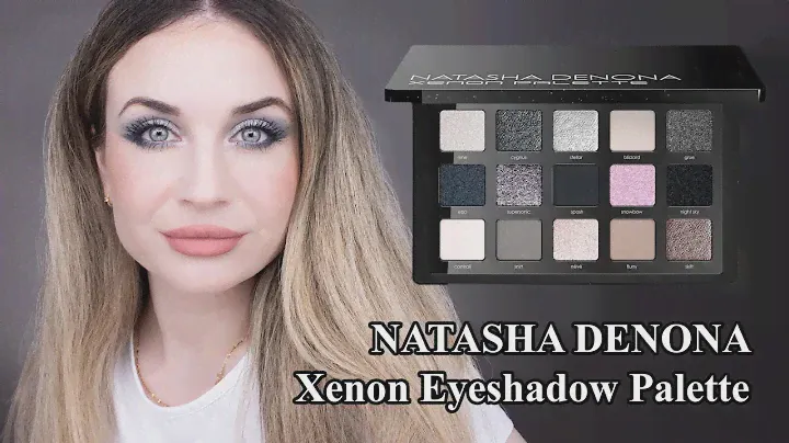 Makeup Review & Swatches | NATASHA DENONA | Xenon Eyeshadow Palette | Fair Skin | Valentina