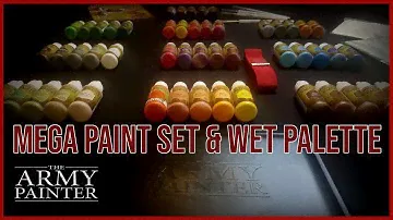 A Look at the Mega Paint Set & Wet Palette from The Army Painter - Starter Paint Setup