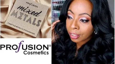 Profusion Cosmetics MIXED METALS “Amber” PALETTE & MIXED METAL “Cocoa” LIP KIT