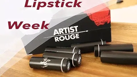 MUFE ARTIST ROUGE LIPSTICK REVIEW - LIPSTICK WEEK