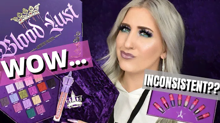 JEFFREE STAR BLOOD LUST COLLECTION! Unboxing & Try On Review!
