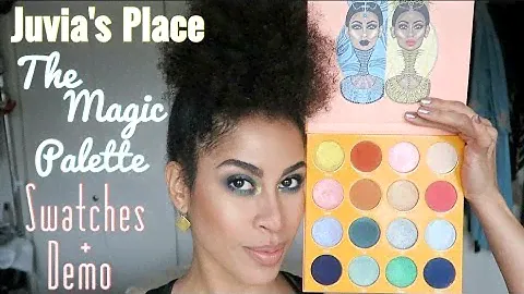 JUVIA'S PLACE THE MAGIC PALETTE SWATCHES + DEMO | kinkysweat