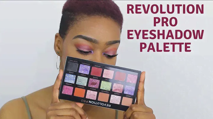 NEW MAKEUP REVOLUTION PRO PALETTE IN CELESTIAL - DEMO AND FIRST IMPRESSIONS | AKUNNA