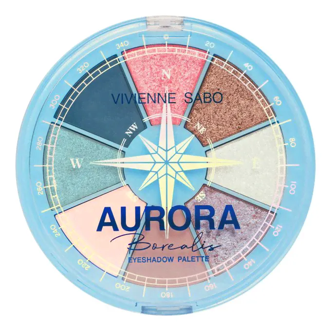 Тени для век Vivienne Sabo Aurora Borealis Eyeshadow Palette 01 12 г