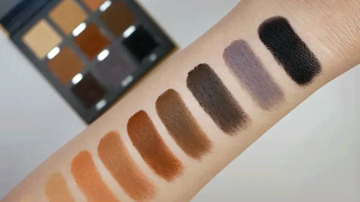 BY BEAUTY BAY NUDE MATTE 9 COLOUR PALETTE Live Swatches