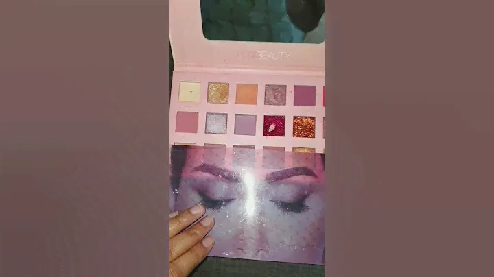Huda Beauty New Nude eyeshadow palette ! soft eye makeup tutorial ! rs199     #short #ytshortindian