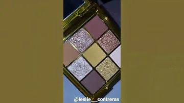 Huda beauty brown Obsessions palette review video @leslie___contreras
