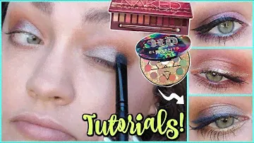MINI TUTORIALS | Urban Decay "NAKED Cherry" & "Elements" Eyeshadow Palettes