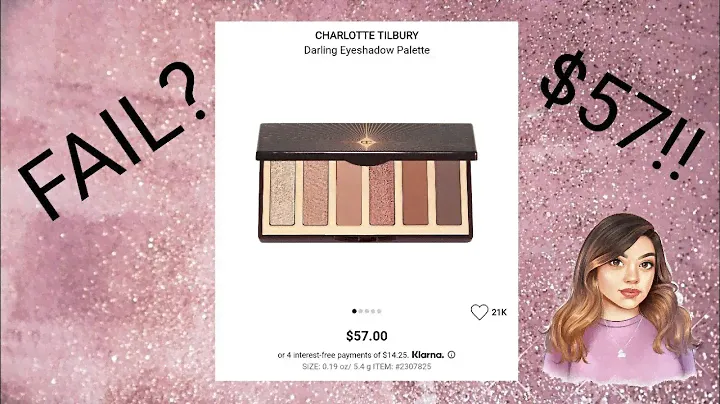 CHARLOTTE TILBURY DARLING EYESHADOW REVIEW