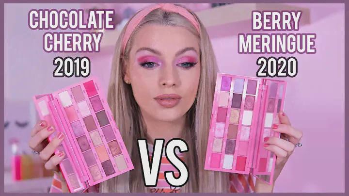 Berry Meringue VS Chocolate Cherry, similar palettes?  - I Heart Revolution Battle