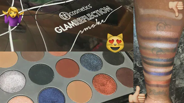 Палитра теней для век BH Cosmetics Glam Reflection 'Smoke' — ПРЯМЫЕ ОБРАЗЦЫ | ЧМ