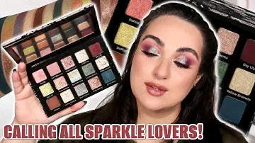 CALLING ALL GLIMMERY EYESHADOW LOVERS! Adept Flying Fiddles Palette Review, Look & Swatches!