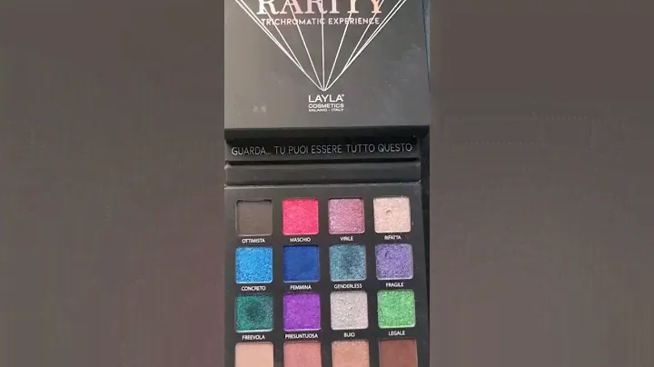 Trichrome Eyeshadow Palette #You are a RARITY #Layla