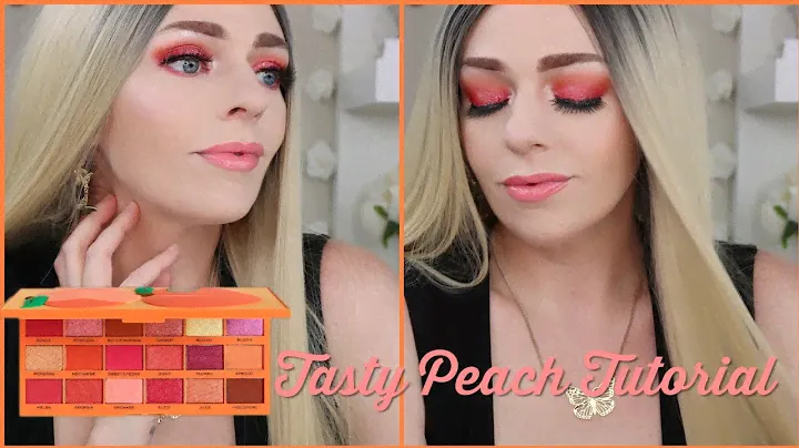 I Heart Revolution Tasty Peach Palette Full Face Drugstore Tutorial. 2020