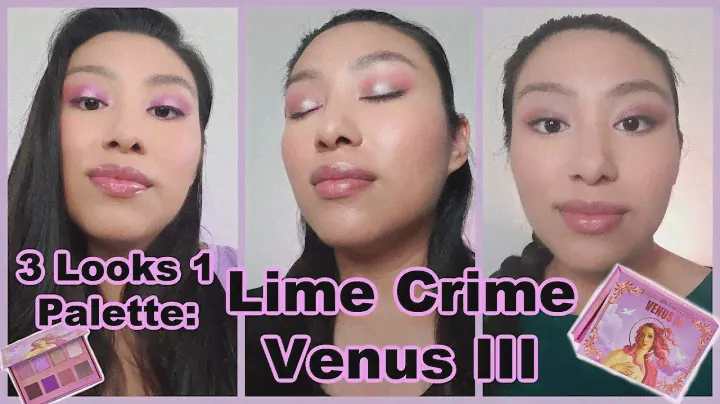 Lime Crime Venus 3 | 3 Looks 1 Palette